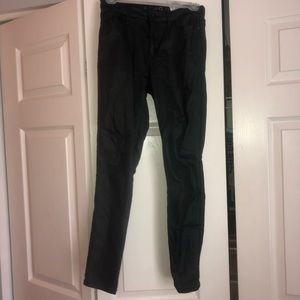 Guess Black Leather Pants